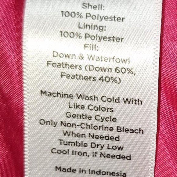 Talbots Womens Pink Down Insulated Full Zip Puffer Vest Jacket Size 0P - Picture 6 of 7